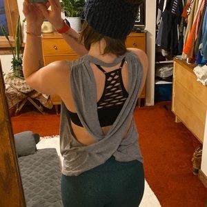 Free People Backless Tank Top